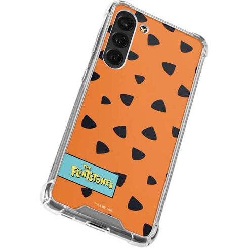 The Flinstones Fred Flintstone Outfit Pattern Galaxy S24 FE Clear Case